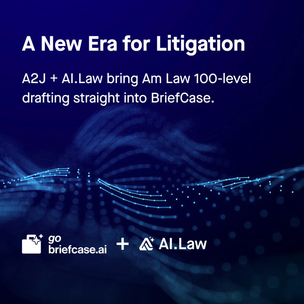 AI Law Partners with A2J: Legal AI Integration in Case Management