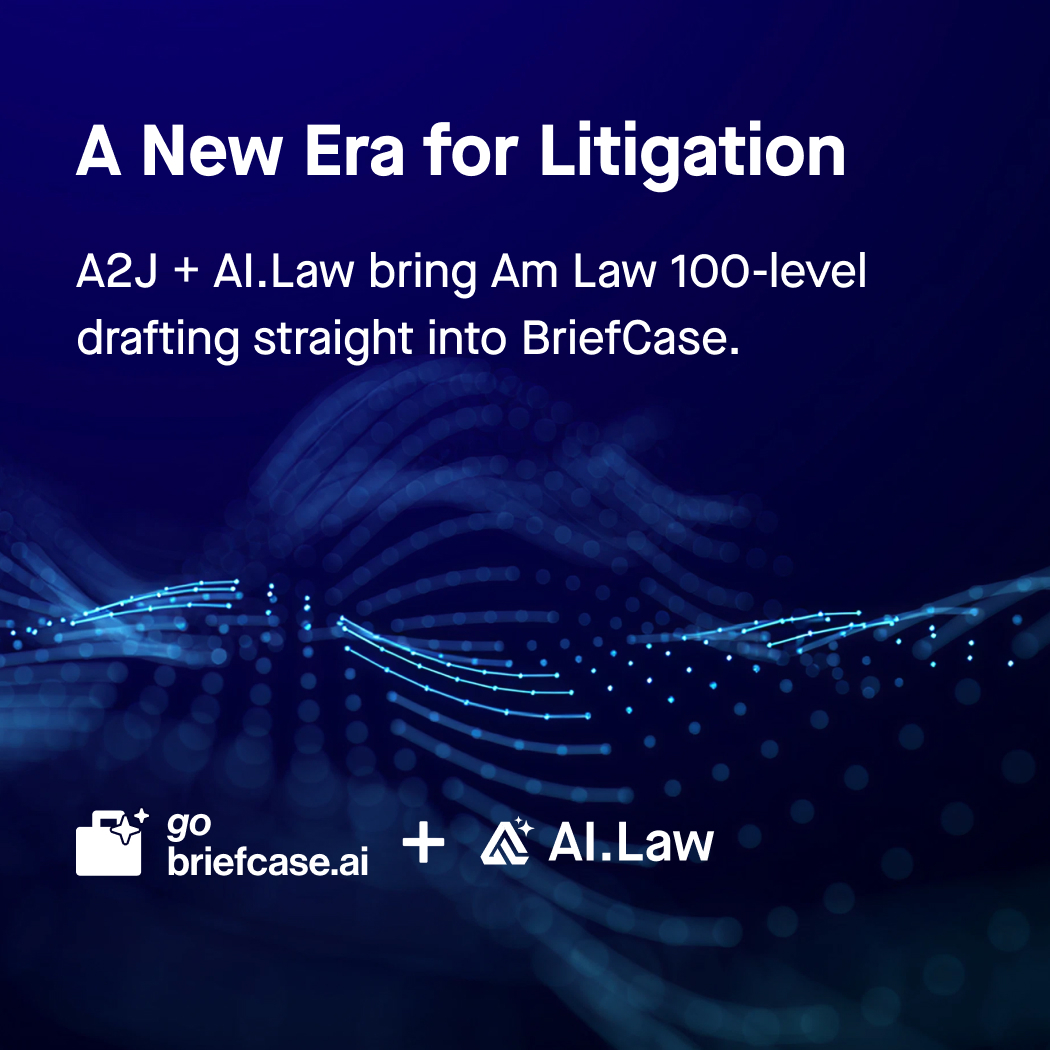 AI.Law has partnered with A2J to embed advanced legal AI capabilities directly into BriefCase case management platform, delivering seamless AI law solutions for litigation-focused firms seeking justice through technology. In a strategic move that advances legal AI adoption, AI.Law has announced a comprehensive partnership with A2J, the company behind the BriefCase case management platform. This integration brings AI.Law's litigation-focused AI law tools natively into BriefCase, creating a unified ecosystem where legal professionals can access advanced artificial intelligence without leaving their preferred case management environment.